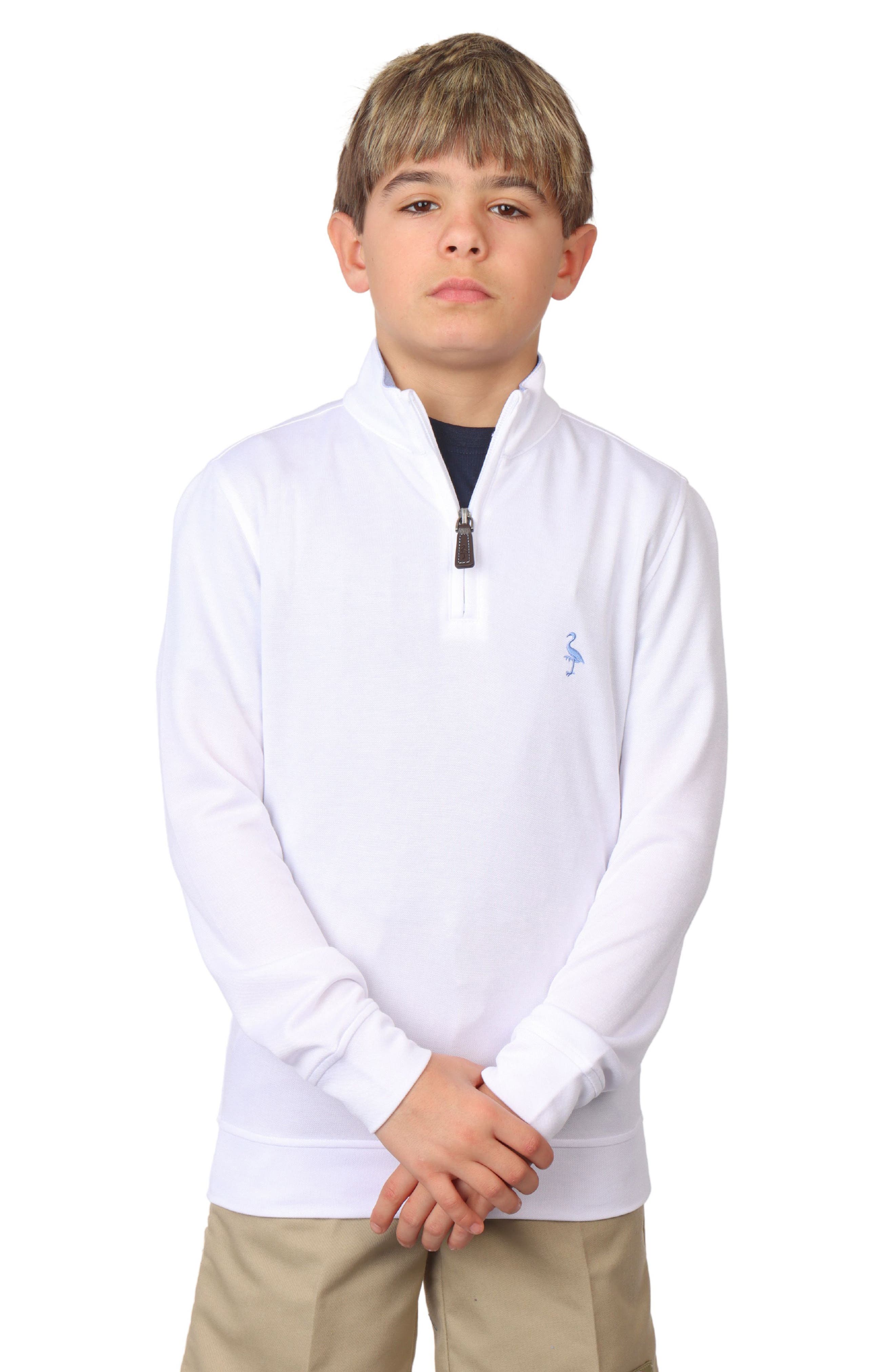 TailorByrd Kids' Quarter Zip Pullover