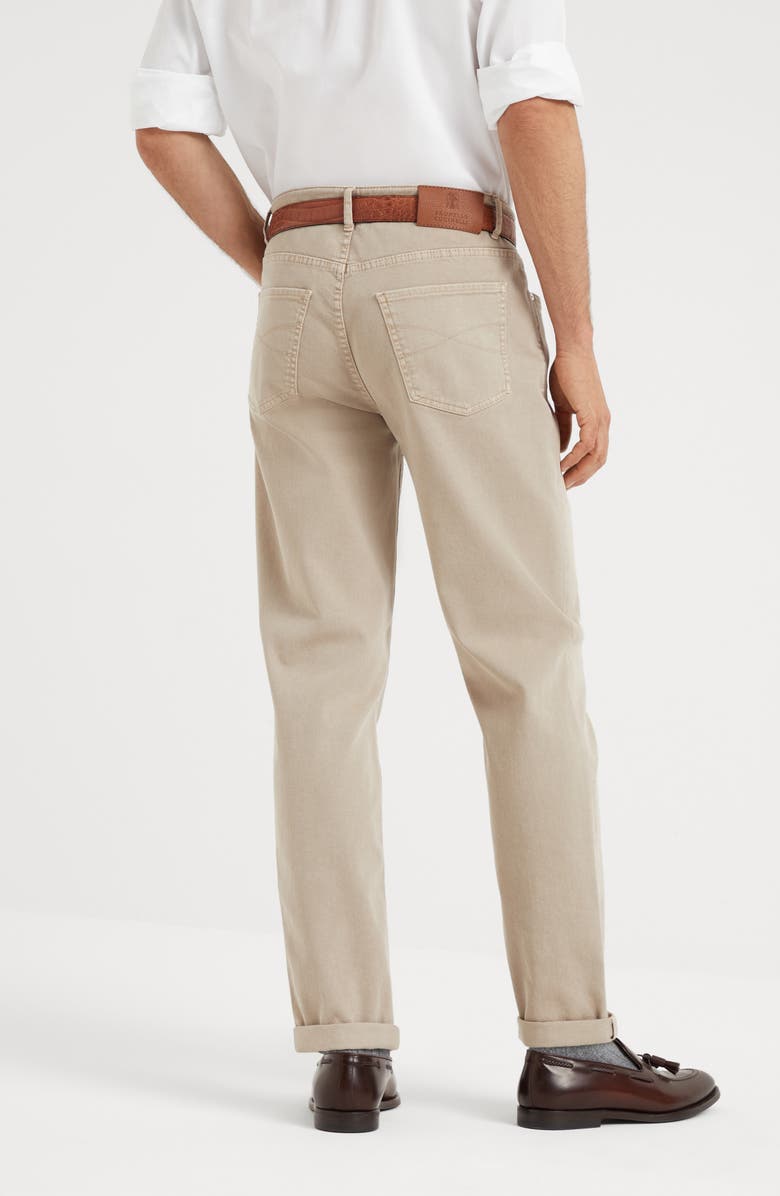 Brunello Cucinelli Dyed denim trousers, Alternate, color, 