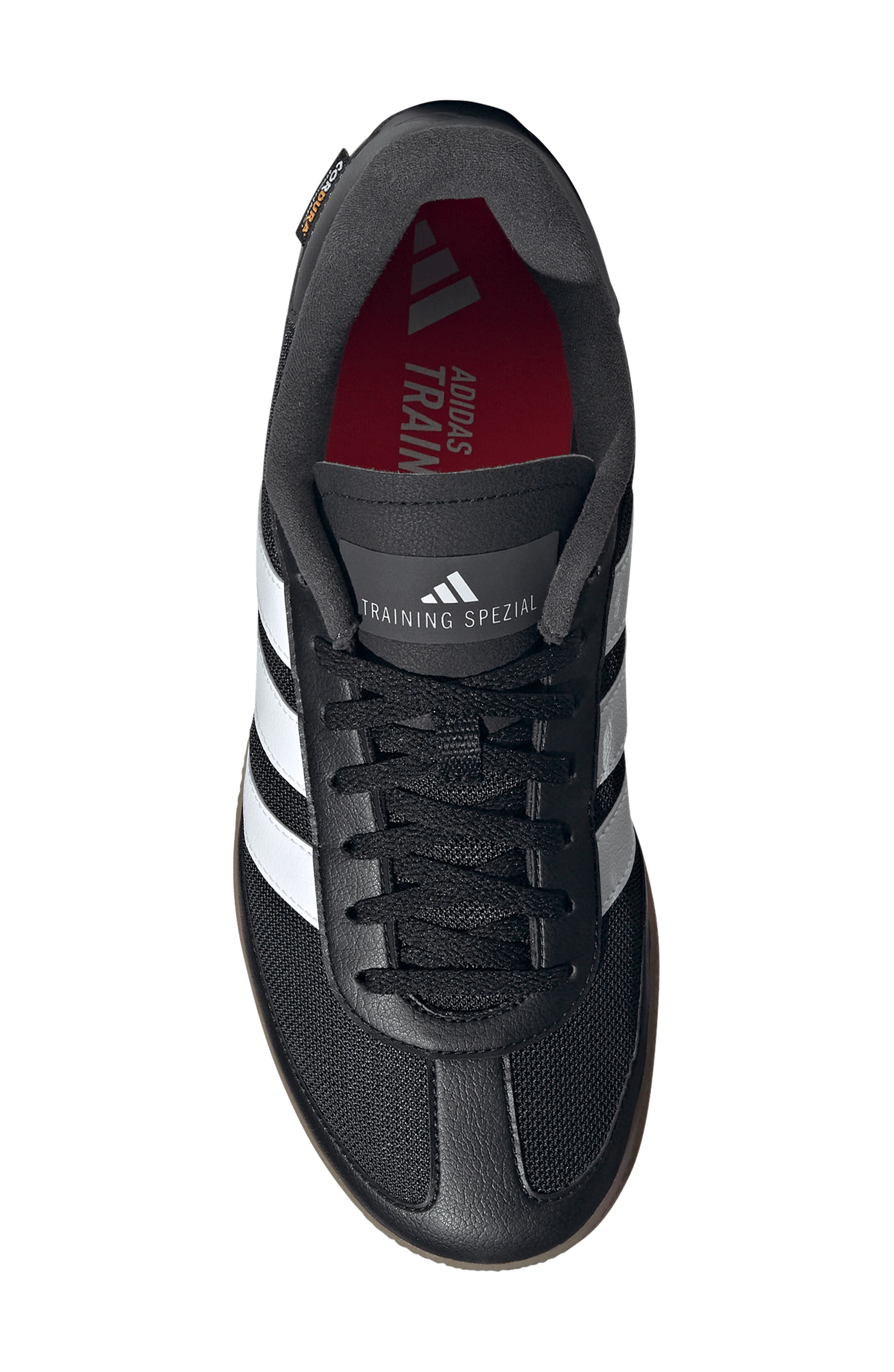 adidas Gender Inclusive Training Spezial Sneaker, Alternate, color, Black/Chalk White/Lucid Red