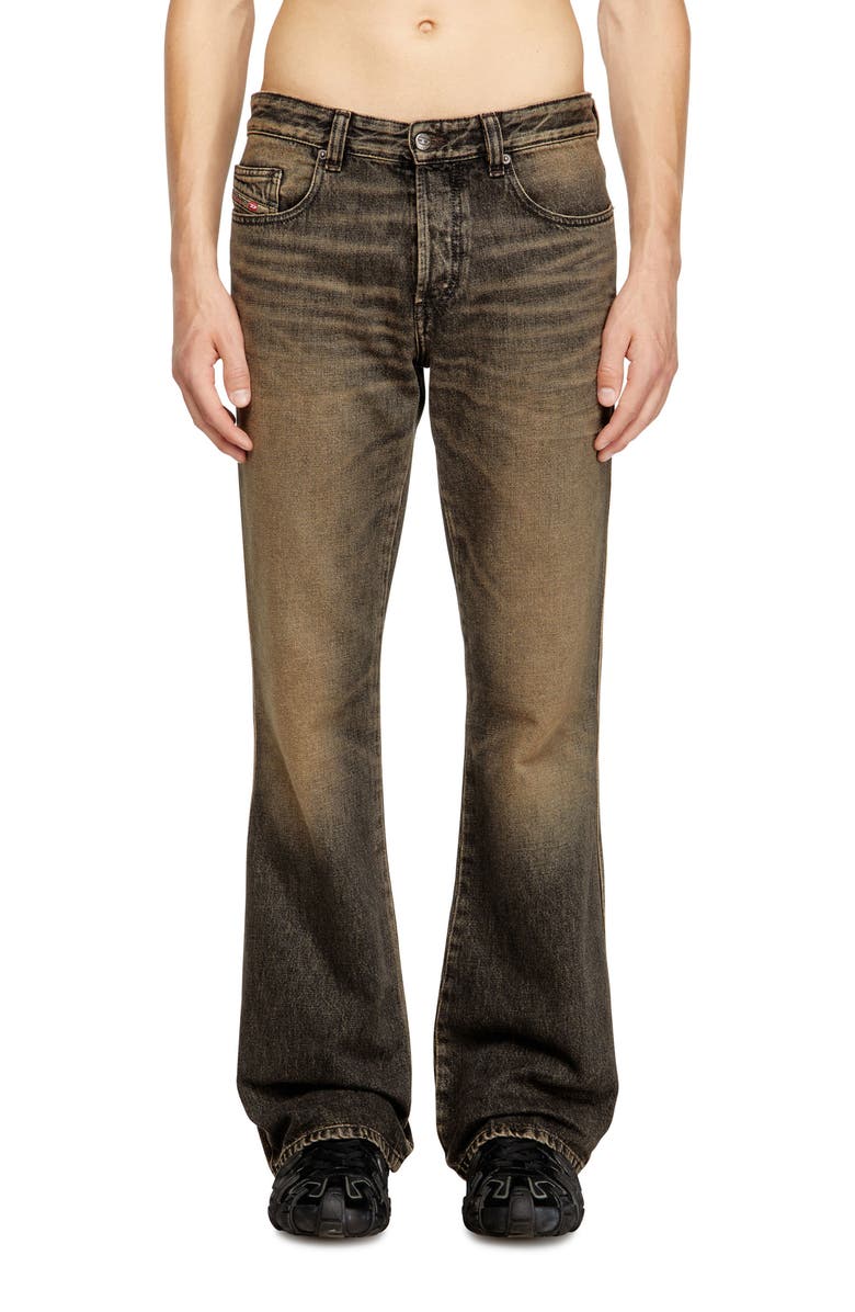 DIESEL<sup>®</sup> 1998 D-Buck Bootcut Jeans, Main, color, Black/ Beige Denim