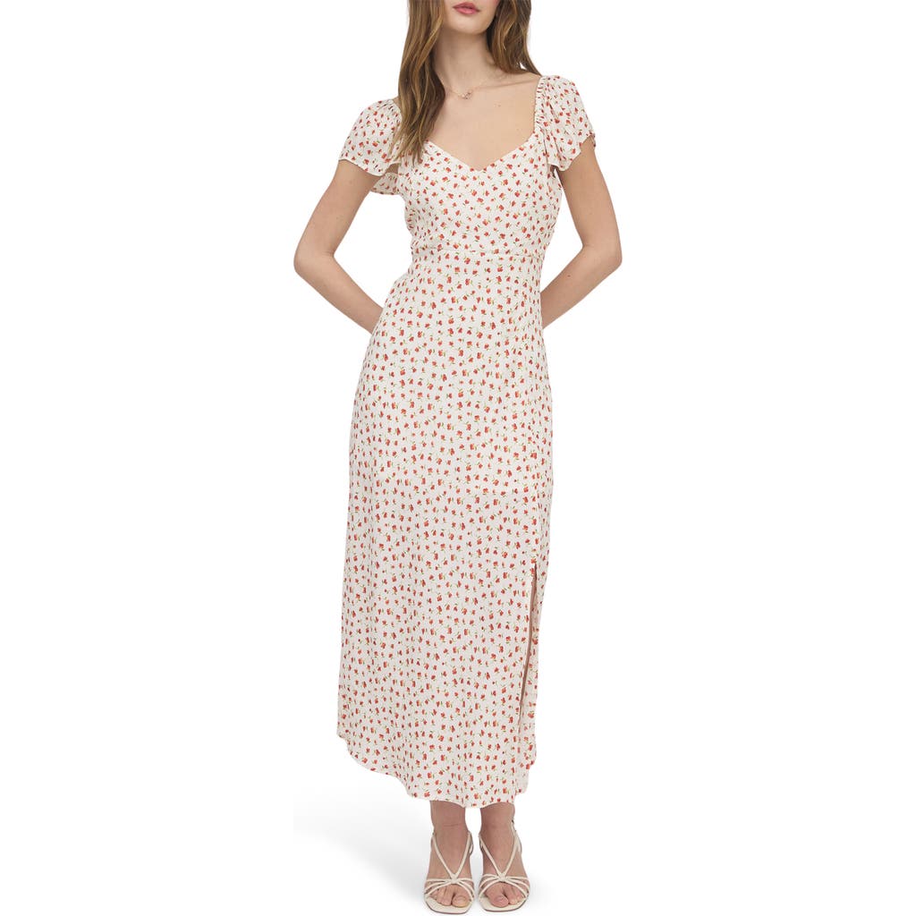 BLU PEPPER BLU PEPPER FLORAL MIDI DRESS