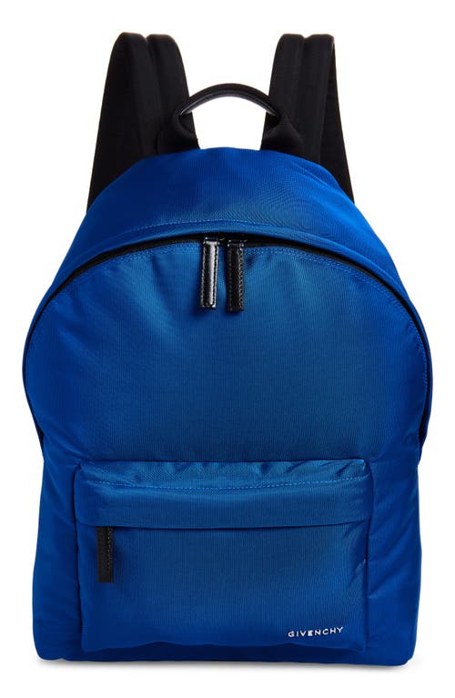 Givenchy Essential U Nylon Backpack In Blue