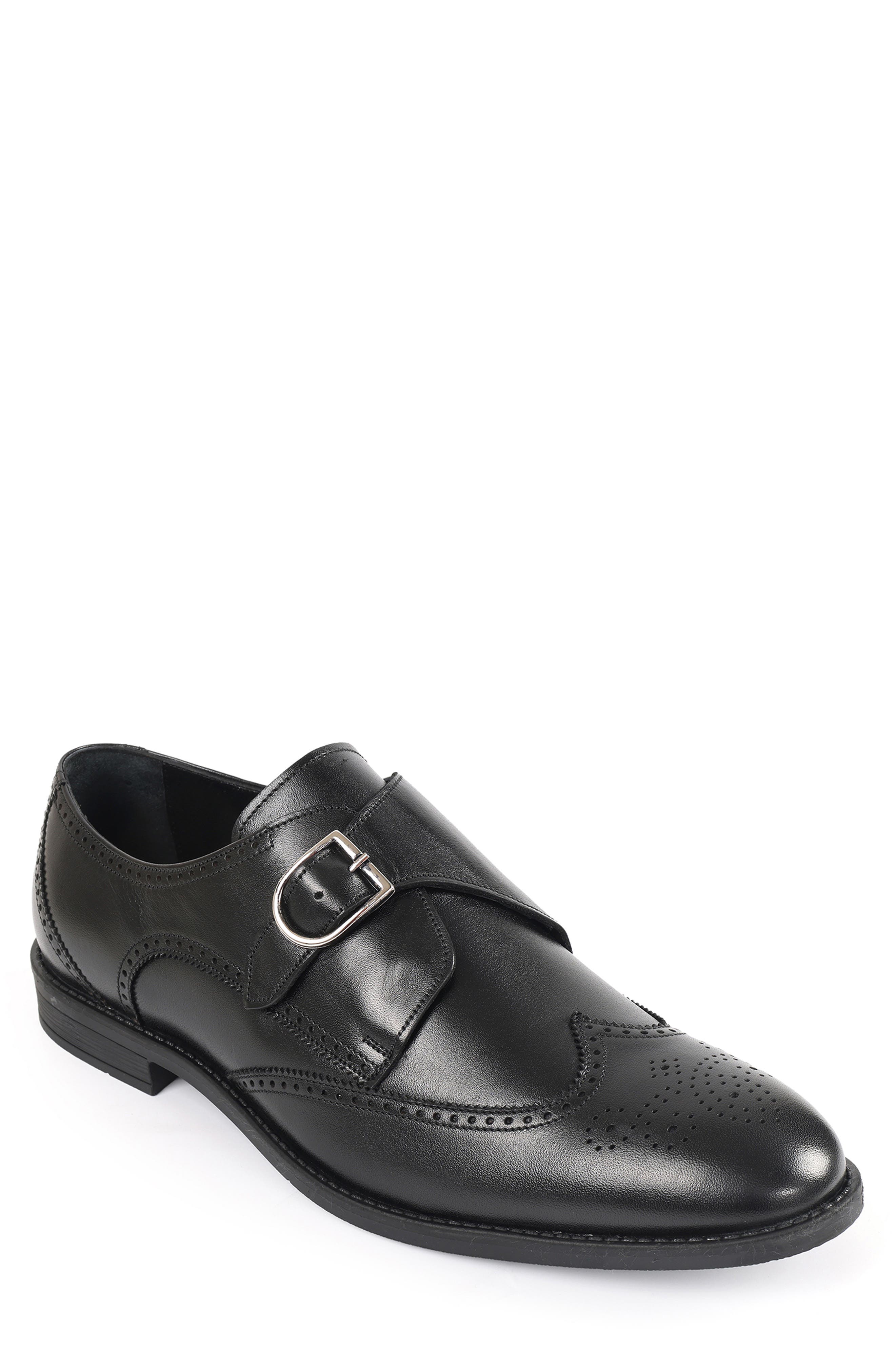 MACNOLA Oregon Wingtip Monk Strap Shoe, Main, color, 