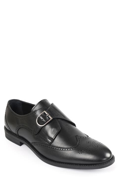 Oregon Wingtip Monk Strap Shoe (Men)