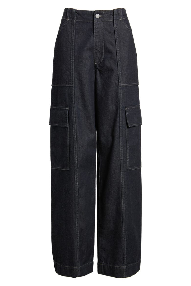 x EmRata Amia Wide Leg Cargo Jeans, Alternate, color, PRINCE ST