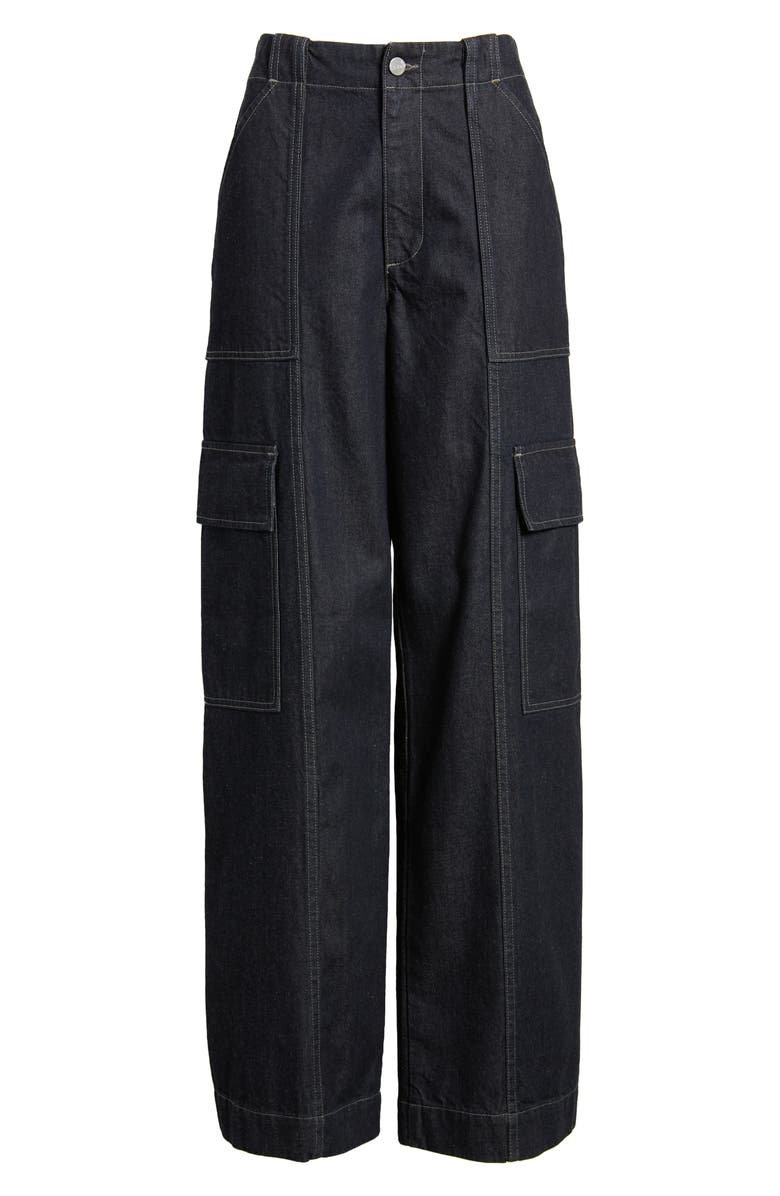 AG x EmRata Amia Wide Leg Cargo Jeans, Alternate, color, 