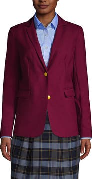 Lands' End School Uniform  Hopsack Blazer
