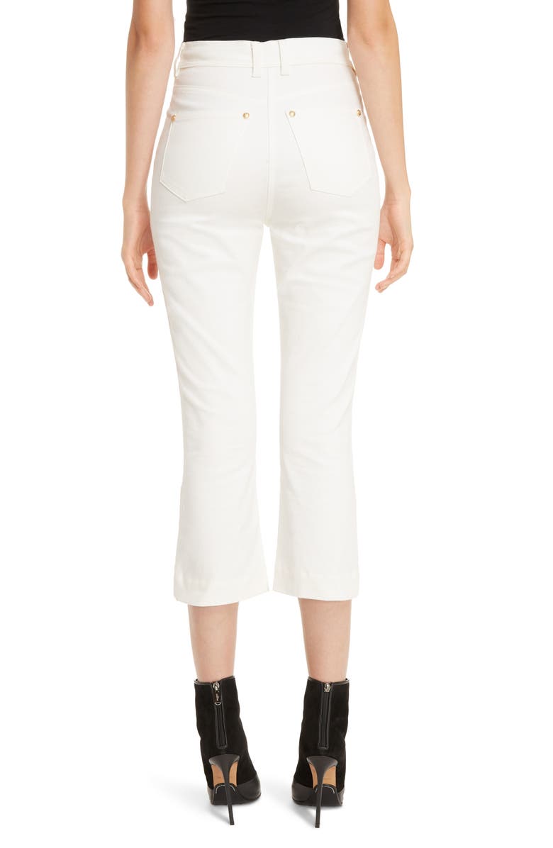 Balmain High Waist Skinny Jeans, Alternate, color, 