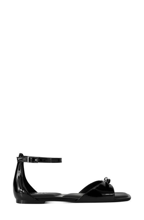 Dkny Dazey Ankle Strap Sandal In Black