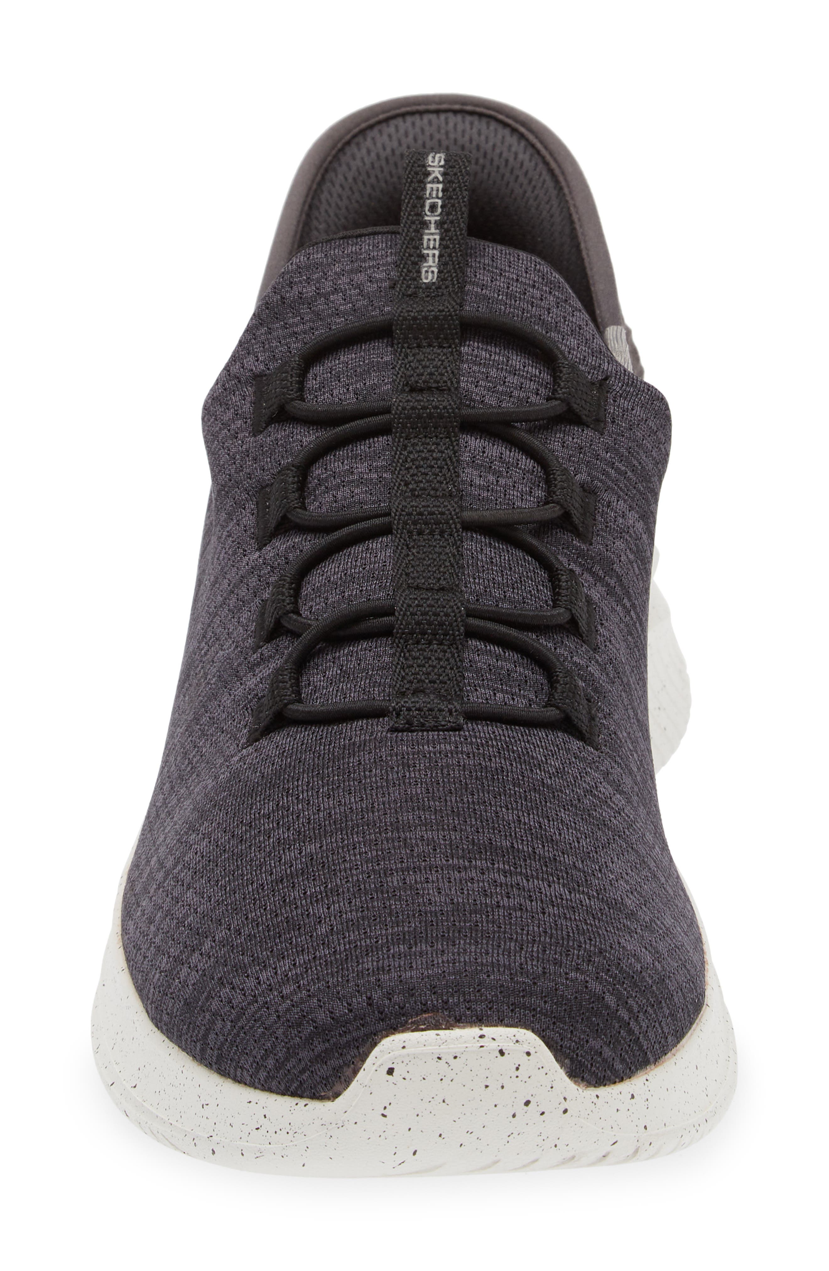 SKECHERS Ultra Flex 3.0 Right Away Slip-On Sneaker, Alternate, color, Black Grey