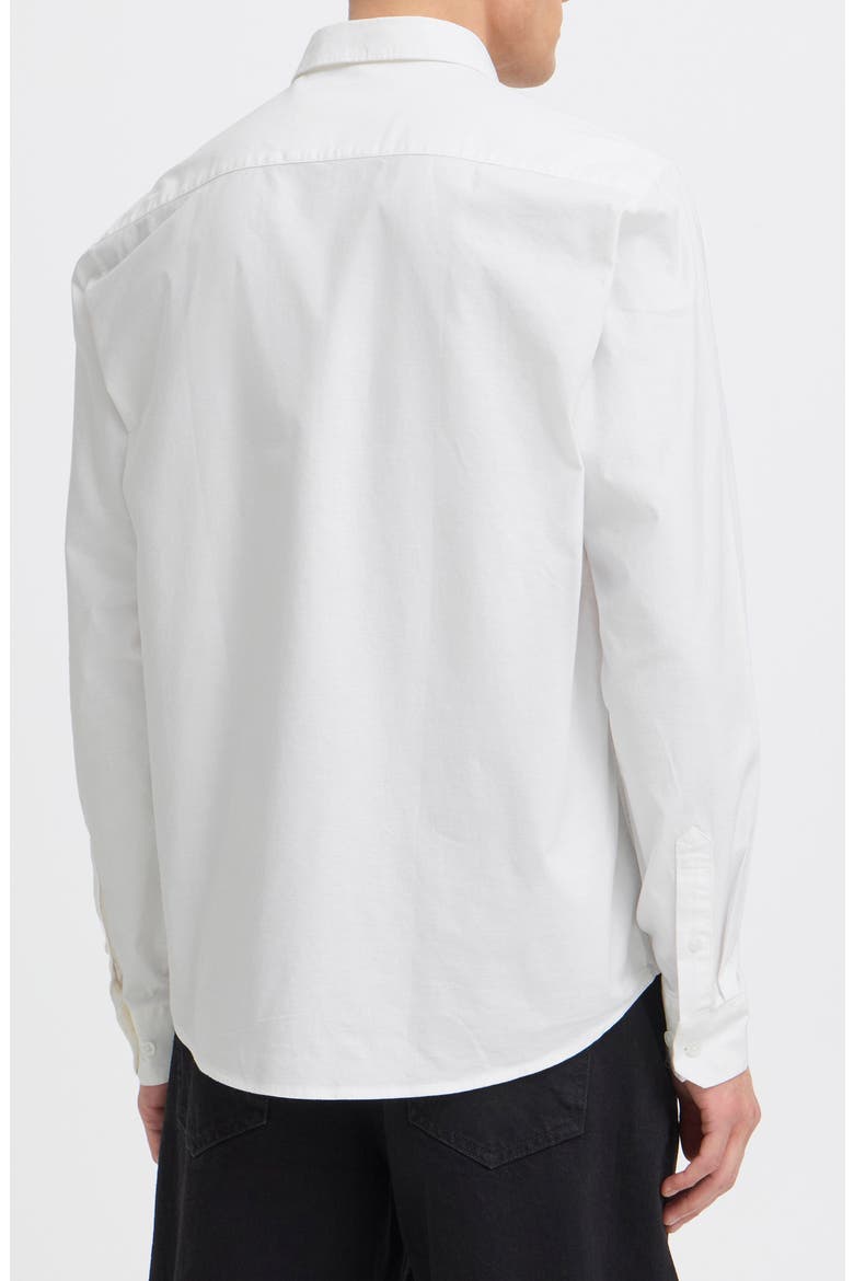 Val Stretch Cotton Button-Down Shirt, Alternate, color, WHITE
