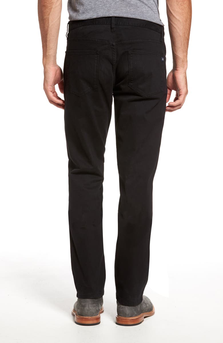 7 Diamonds Brushed Twill Slim Straight Leg Five-Pocket Pants, Alternate, color, 