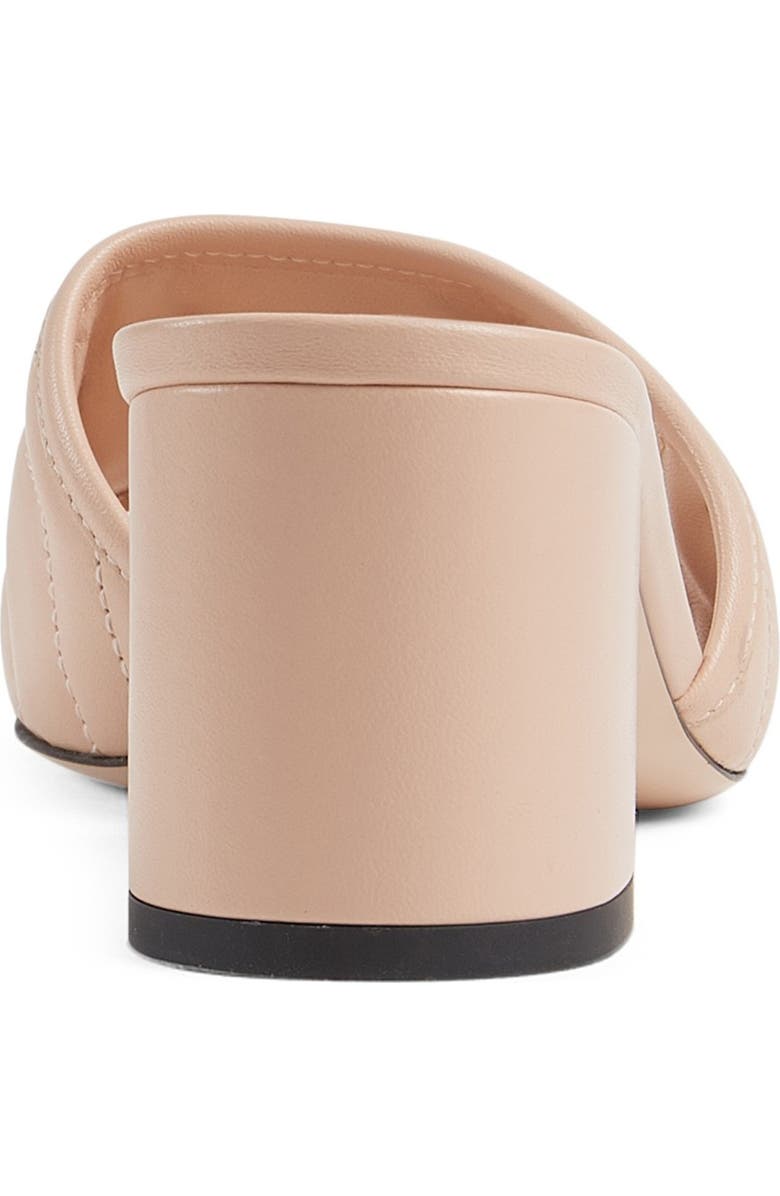 Gucci GG Chevron Matelassé Slide Sandal, Alternate, color, Skin Rose