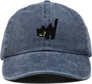 Dalix Blink Black Cat Dad Cap