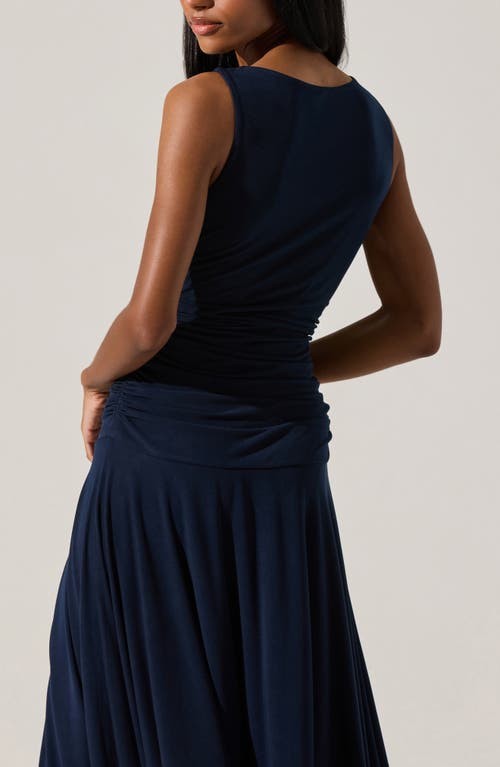 Astr The Label Melisandre Sleeveless A-line Dress In Blue
