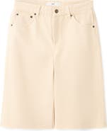 MANGO Denim Bermuda Shorts