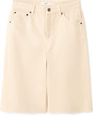 MANGO Denim Bermuda Shorts