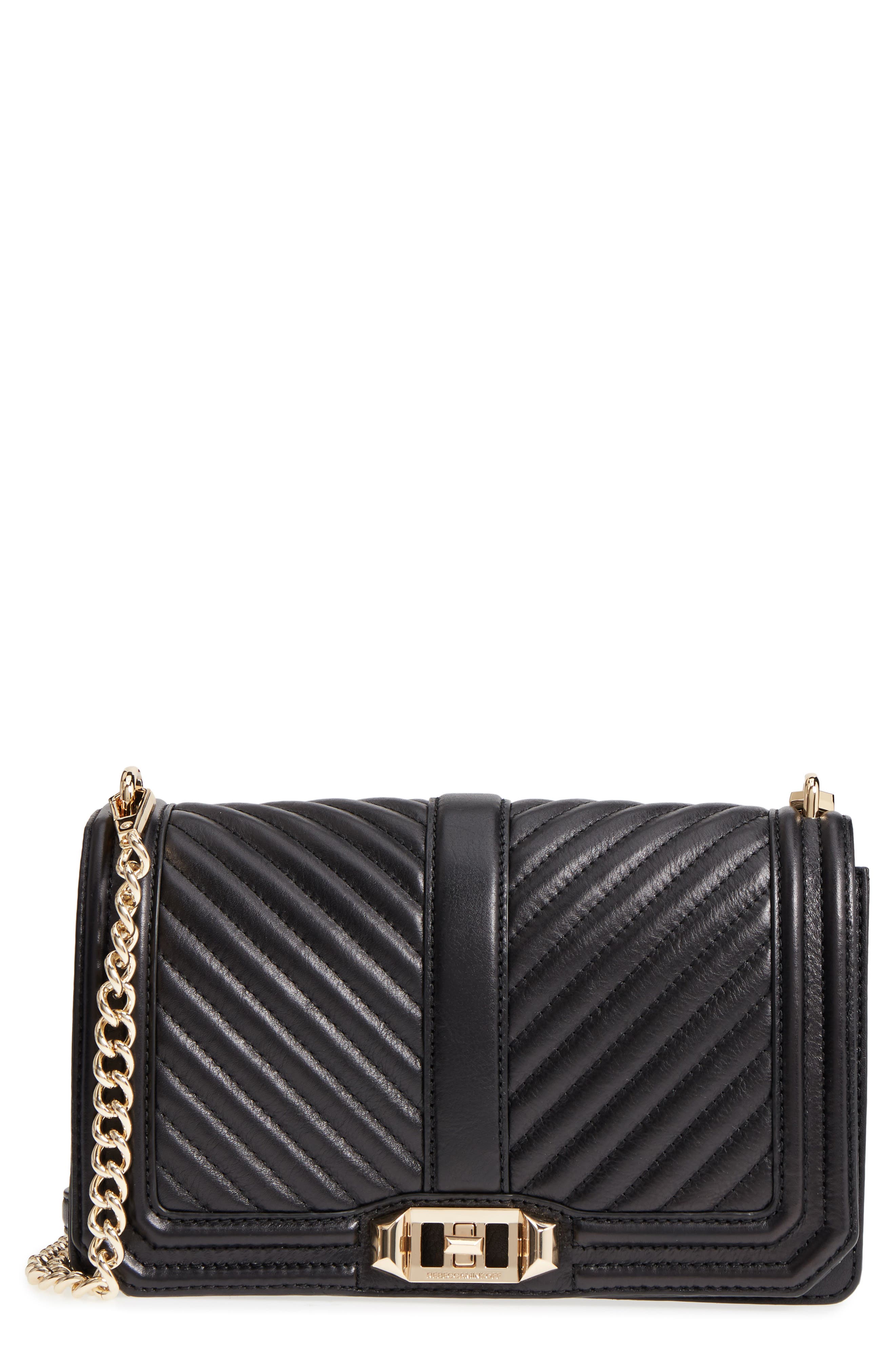 Rebecca Minkoff Love Chevron Quilted Crossbody Bag