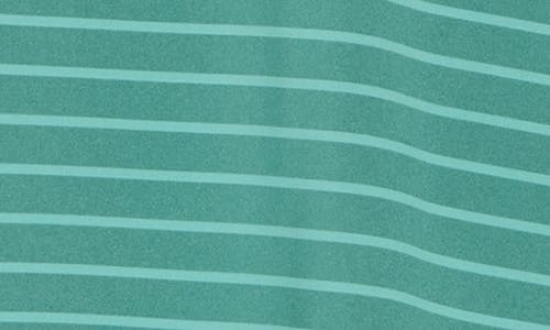Black Clover Oceans 7 Performance Knit Polo In Jade Clover Jade