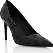 PHILIPP PLEIN Mid Heel Pumps Monogram Strass Women