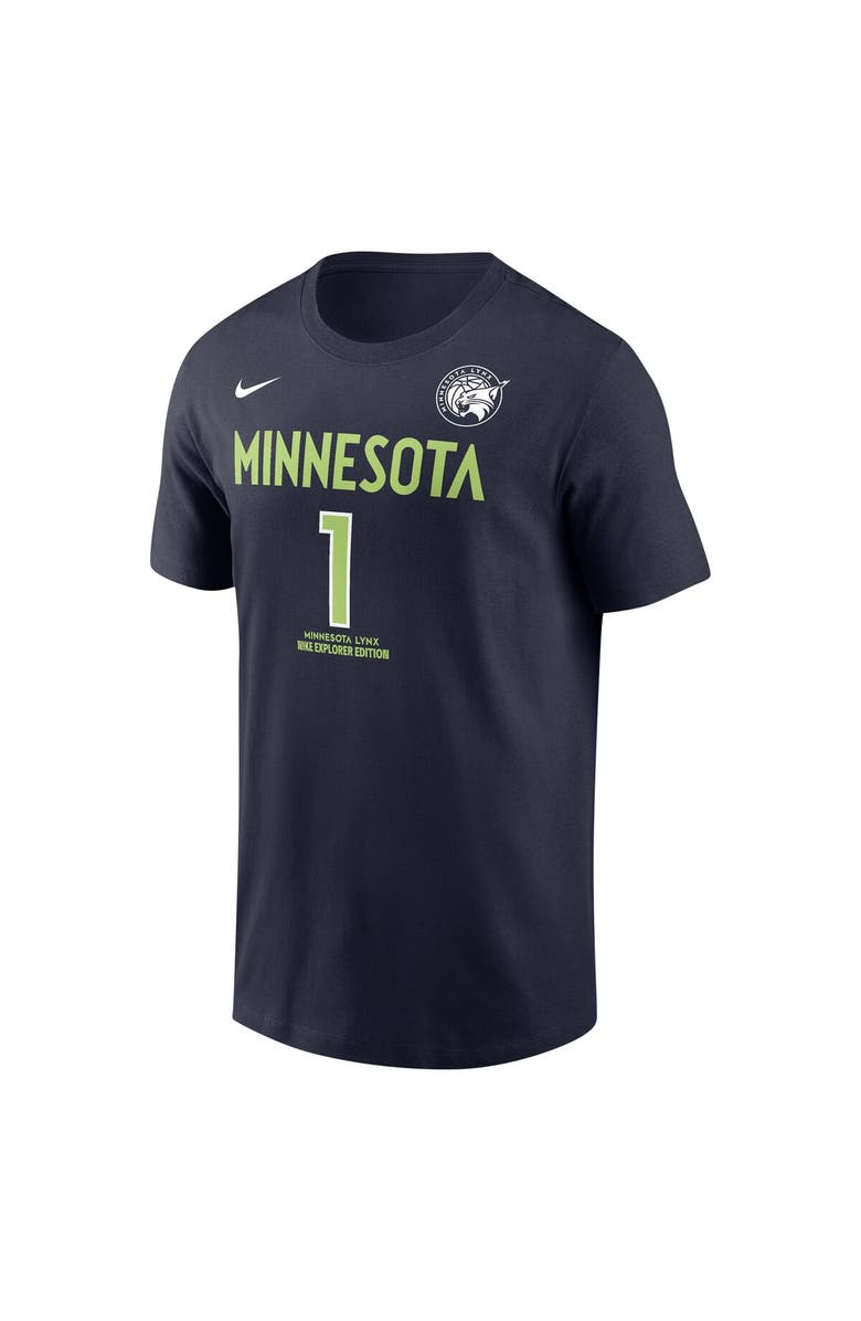 Nike Unisex Nike Diamond Miller Navy Minnesota Lynx Explorer Edition Name & Number T-Shirt, Alternate, color, Navy