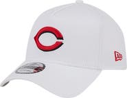 New Era Men's New Era White Cincinnati Reds TC A-Frame 9FORTY Adjustable Hat