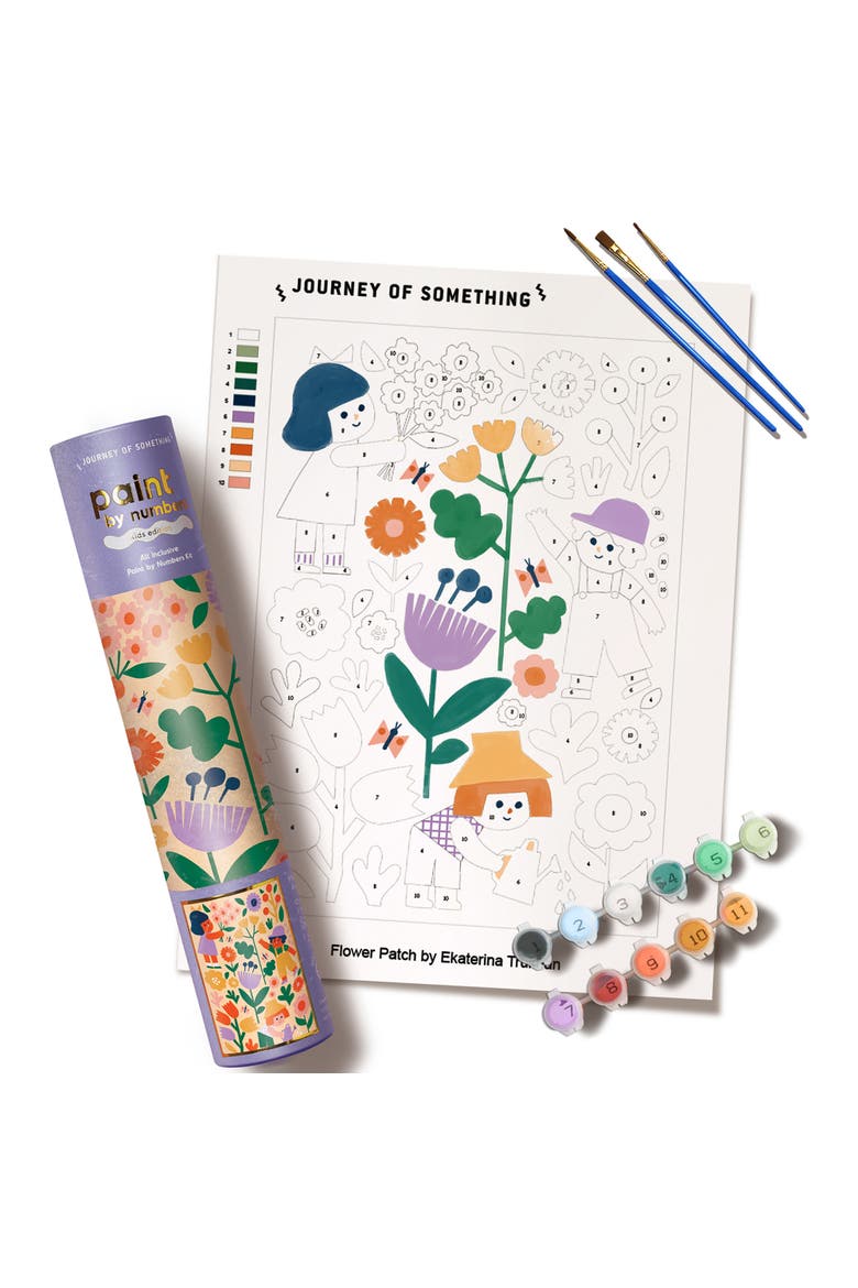 Paint By Numbers, In Bloom, DIY Adult Painting Craft Kit, Main, color, Multicolored