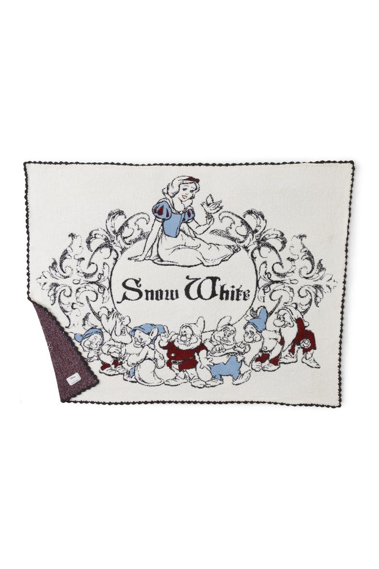 X Disney CozyChic® Snow White Throw Blanket, Main, color, CREAM MULTI
