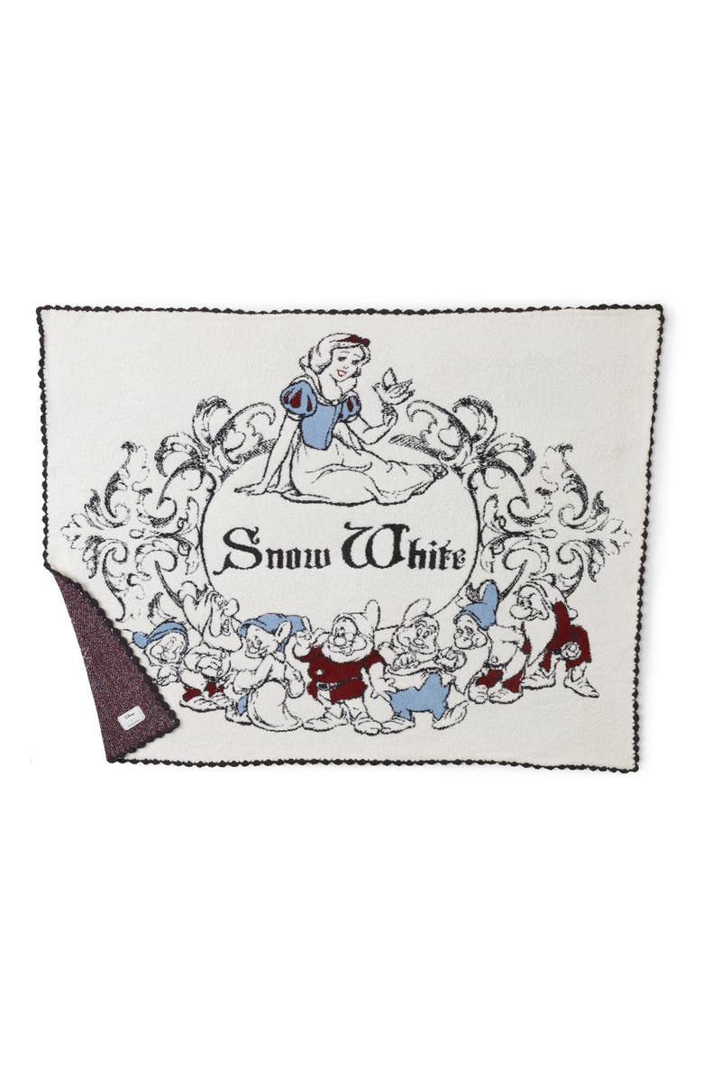 Barefoot Dreams<sup>®</sup> X Disney CozyChic<sup>®</sup> Snow White Throw Blanket, Main, color, Cream Multi