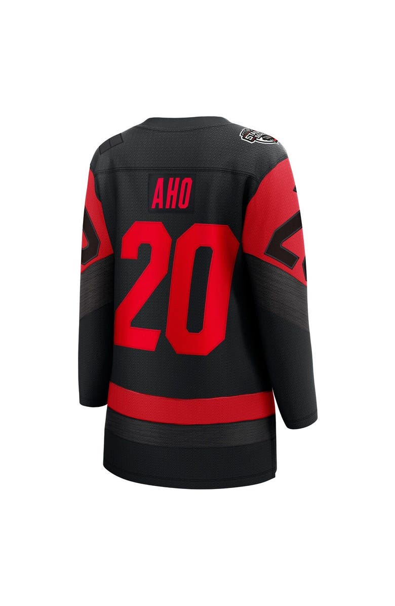 FANATICS Women's Fanatics Branded Sebastian Aho Black Carolina Hurricanes 2023 NHL Stadium Series Breakaway Player Jersey, Alternate, color, 