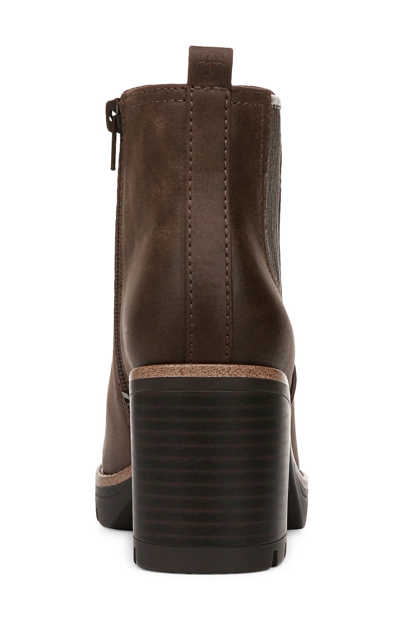 Naturalizer Madalynn Water-Repellent Bootie - Wide Width Available, Alternate, color, Truffle Taupe Faux Leather