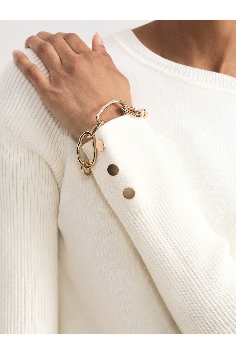 Larissa Layering Knit Sweater, Alternate, color, Ivory