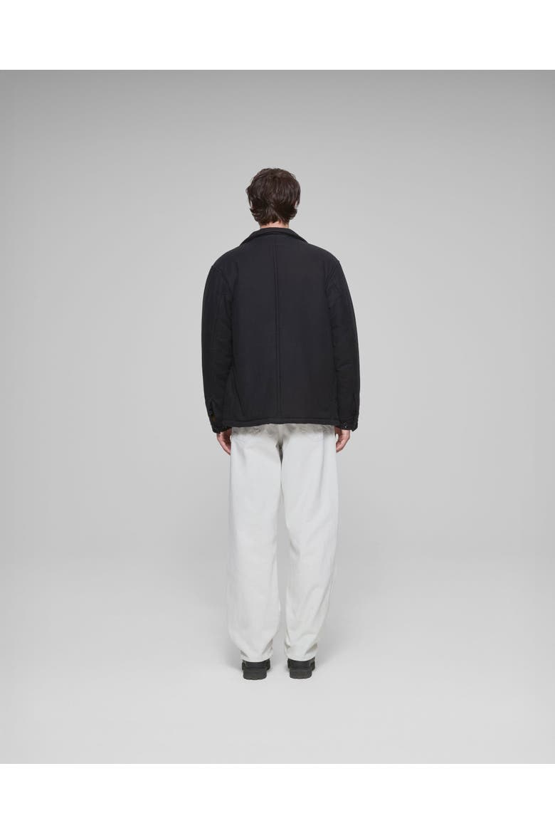 Cashmere Primaloft Chore Jacket, Alternate, color, Black