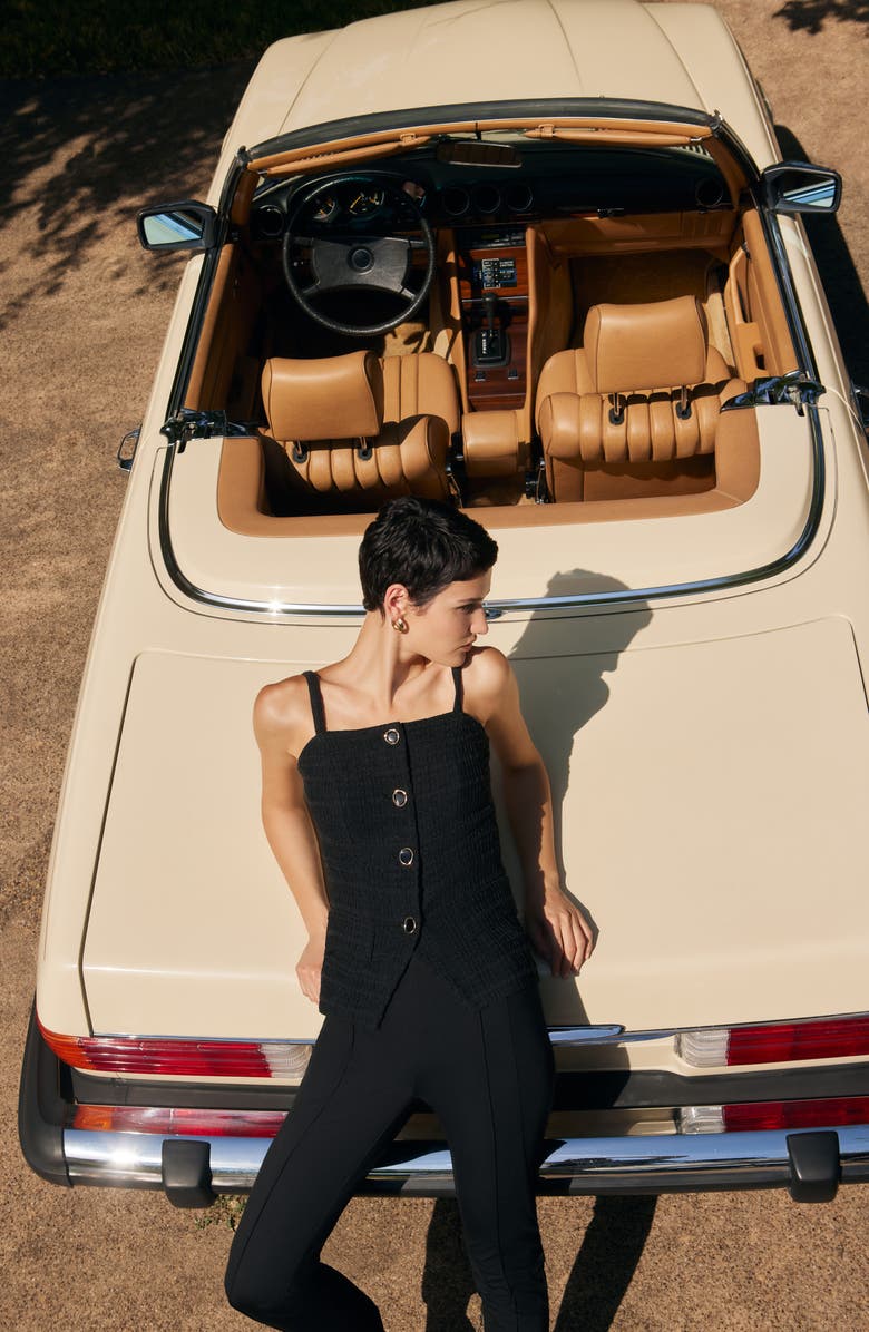 Misook Tonal Plaid Knit Tank, Alternate, color, 