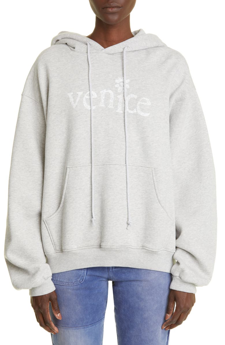 ERL Unisex Venice Oversize Cotton Blend Hoodie, Main, color, 