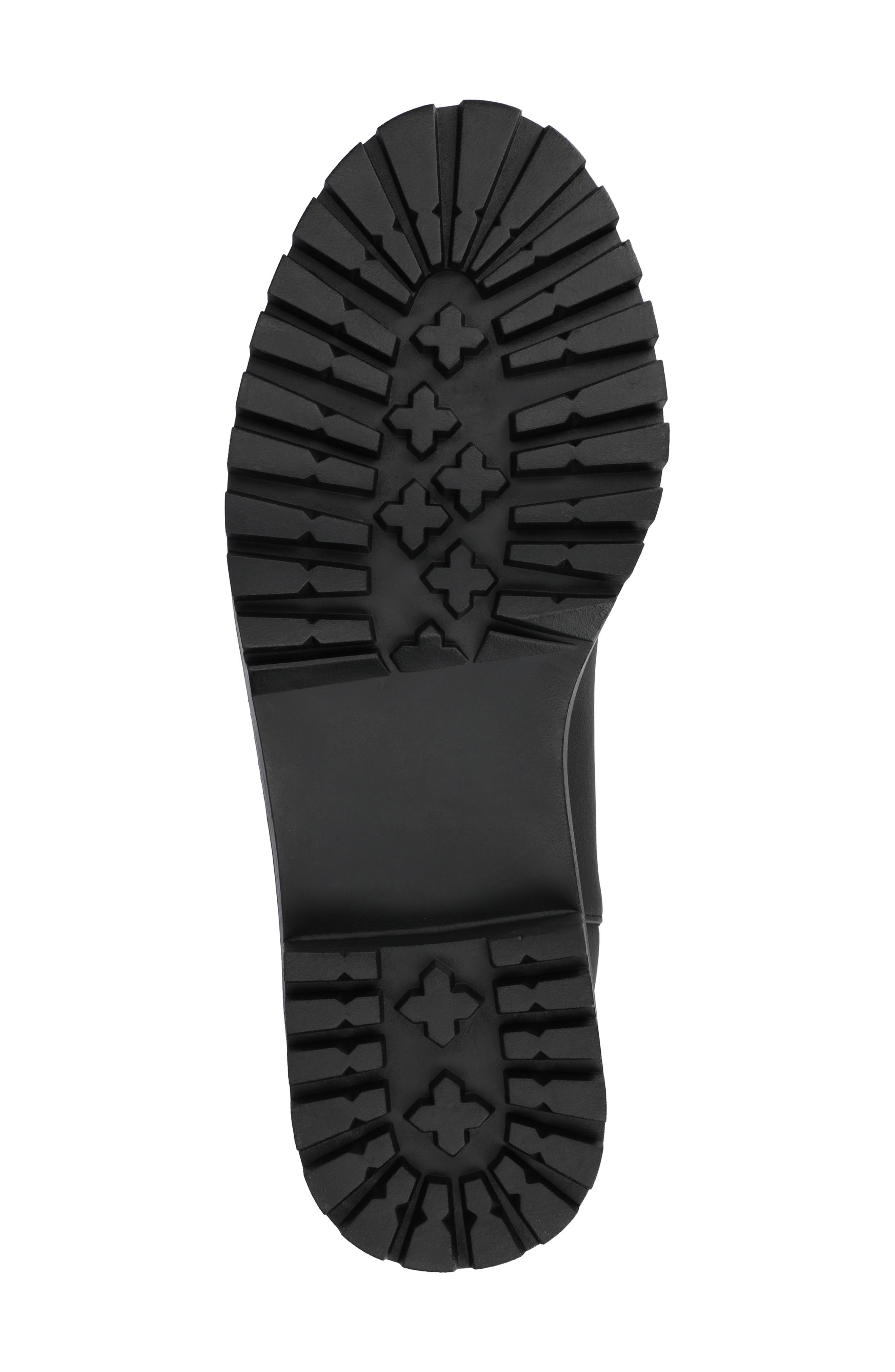 Journee Collection Isabeau Knit Collar Chelsea Boot - Wide Width Available, Alternate, color, Vintage/ Black