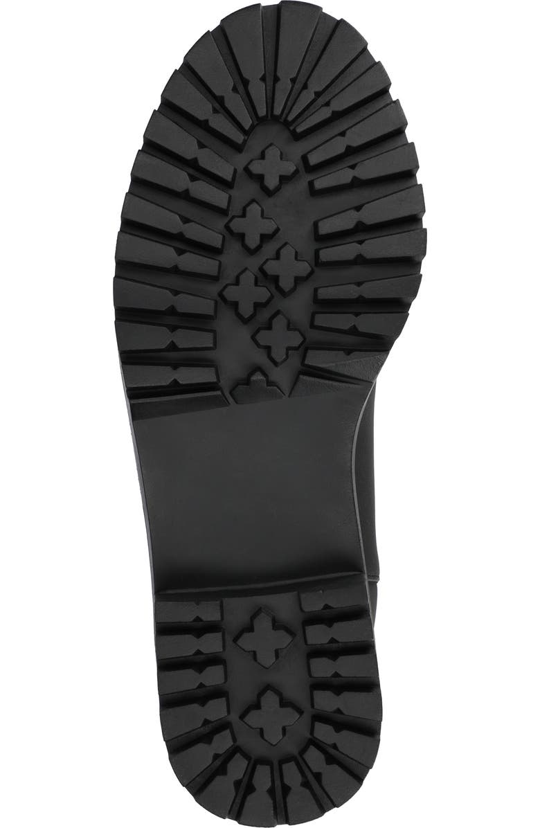 Journee Collection Isabeau Knit Collar Chelsea Boot - Wide Width Available, Alternate, color, Vintage/ Black