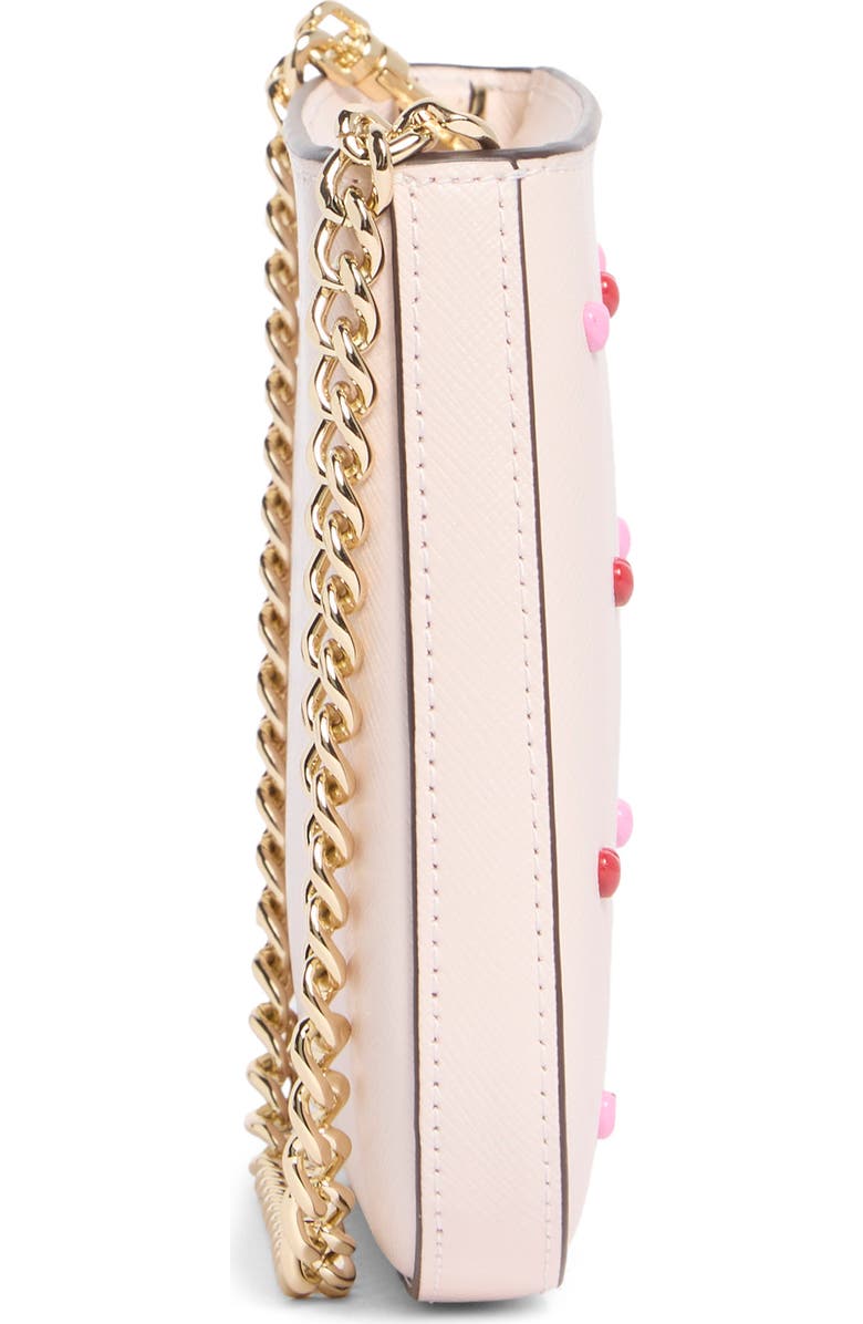 Kate Spade New York heart pochette shoulder bag, Alternate, color, Powdered Sugar