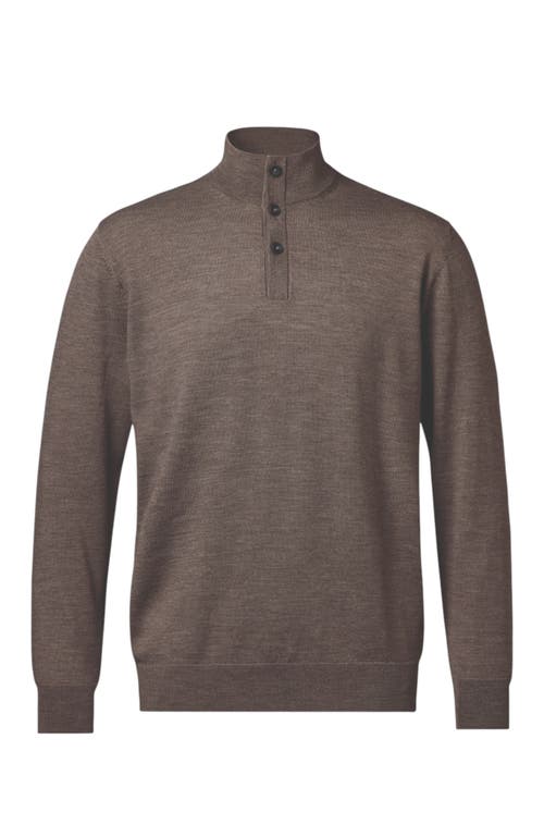 CHARLES TYRWHITT CHARLES TYRWHITT PURE MERINO BUTTON NECK SWEATER