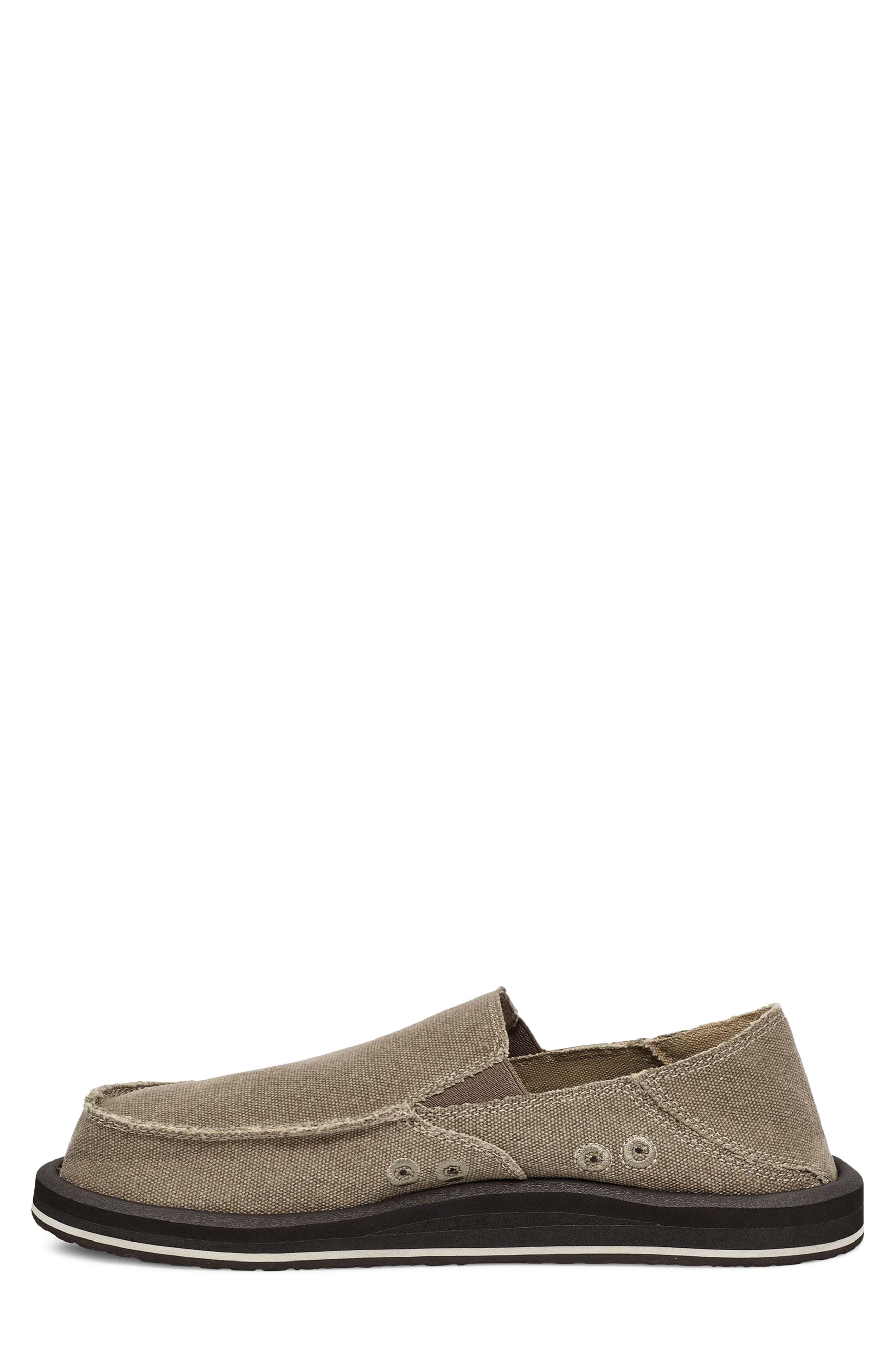 Donny Canvas Slip-On, Alternate, color, BROWN