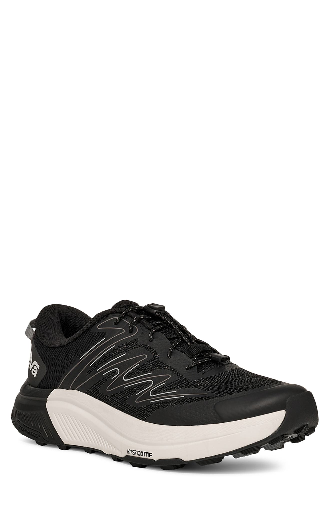 Hurricane Trailsetter Running Shoe, Main, color, BLACK/ GREY