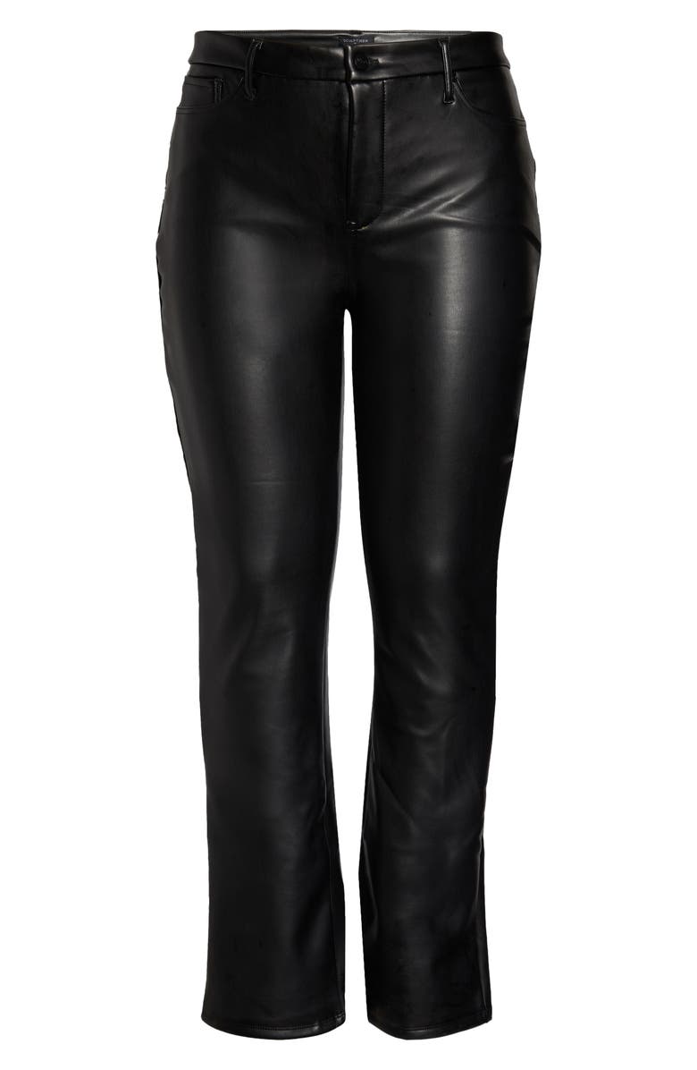 NYDJ Sculpt Her Marilyn Faux Leather Straight Leg Pants, Alternate, color, Black