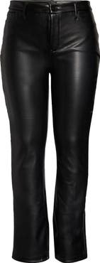 NYDJ Sculpt Her Marilyn Faux Leather Straight Leg Pants