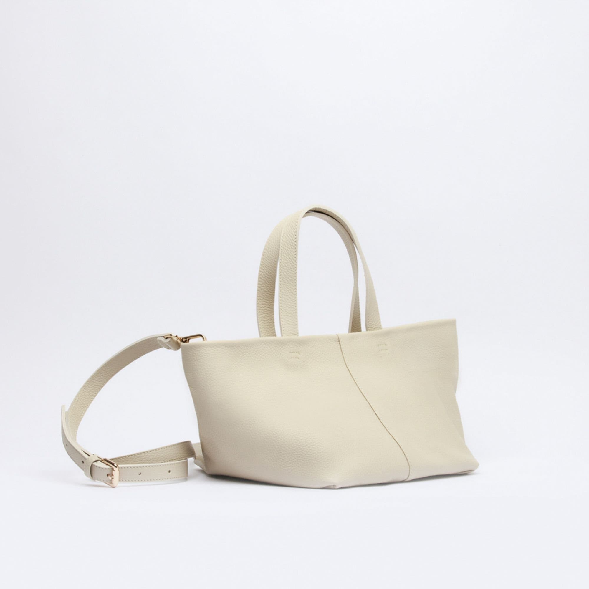Ana Leather Tote, Alternate, color, Ivory