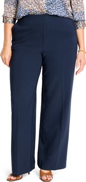 NIC+ZOE Lenox Wide Leg Stretch Pants