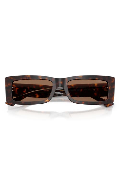 Jimmy Choo Lennon 54mm Polarized Rectangular Sunglasses