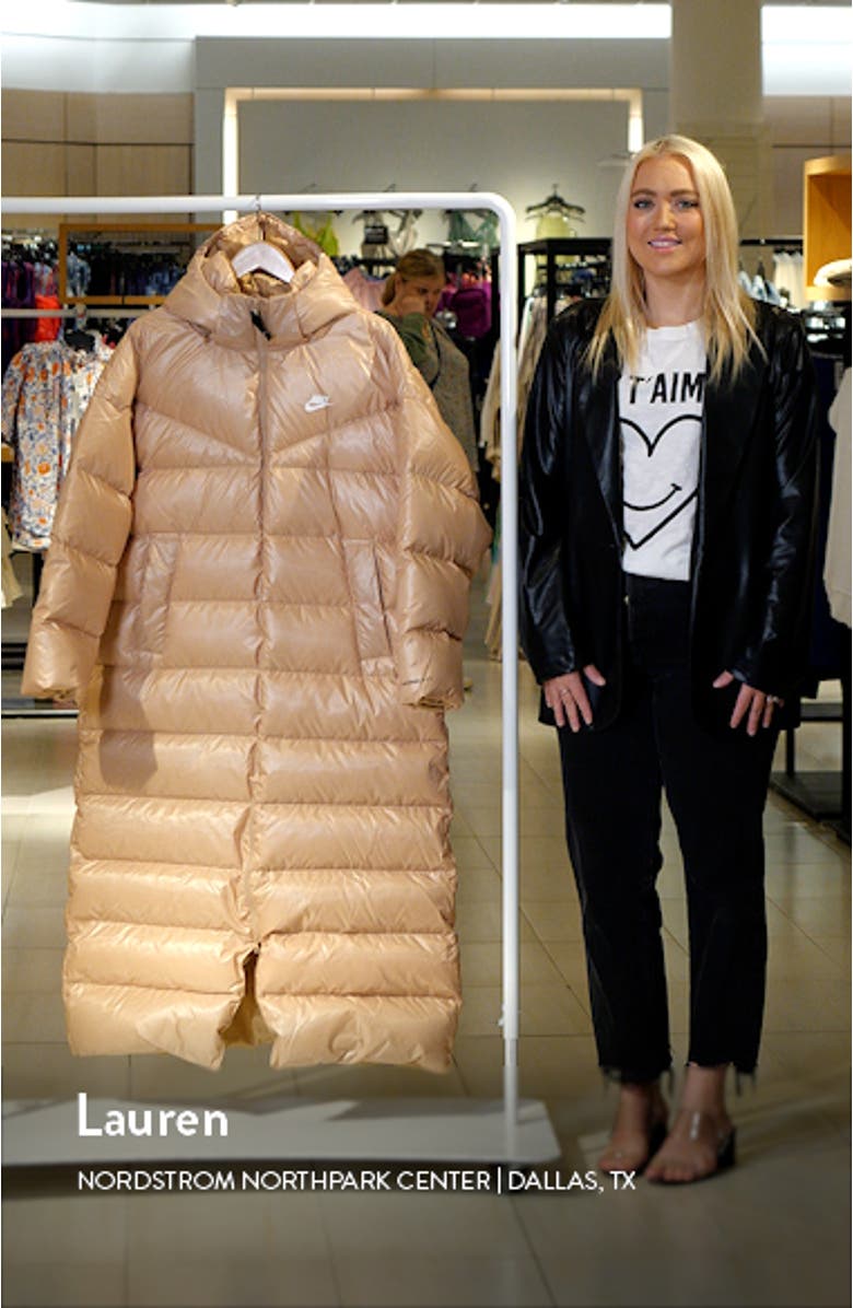 Sportswear City Quilted Longline Down Parka, sales video thumbnail