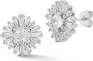 GLAZE JEWELRY Cubic Zirconia Cluster Stud Earrings