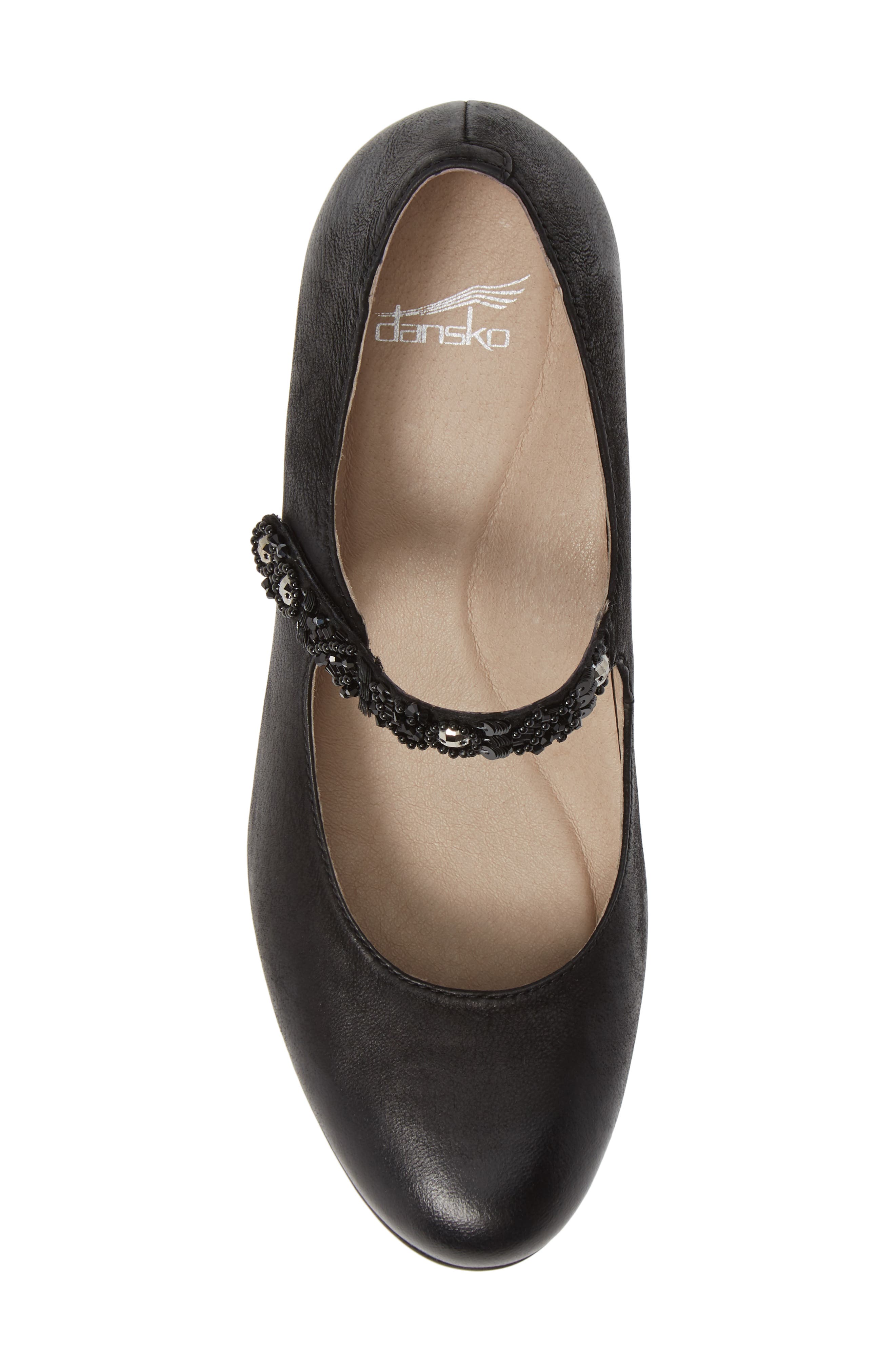 Pearlina Pump, Alternate, color, BLACK BURNISHED NUBUCK LEATHER