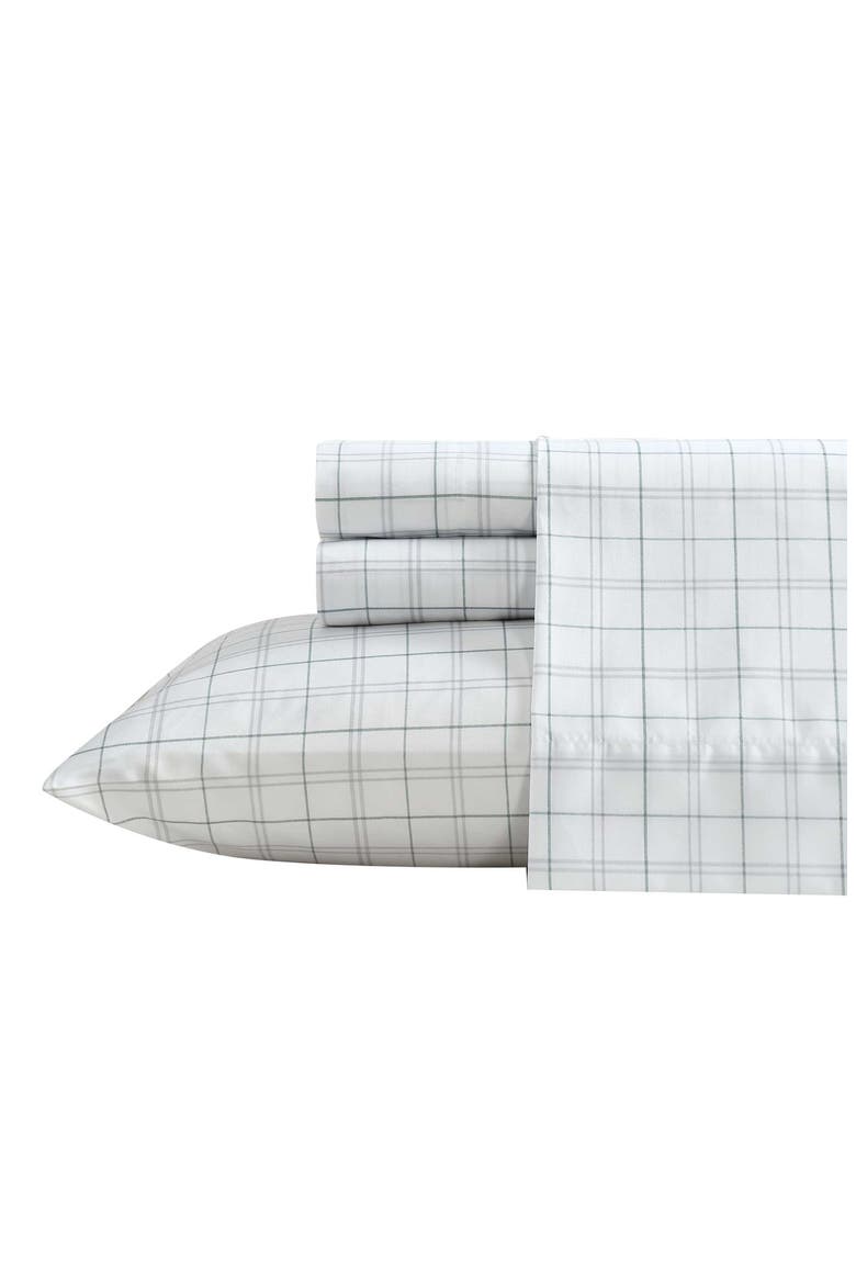 Broken Lines Embossed Reversible Comforter Set, Alternate, color, SEAFOAM
